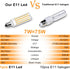 4 Pack E11 Dimmable LED Bulb, JDE11 75W Halogen Equivalent, 7.5W, 800LM, Warm White 3000K, 120V