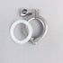 HNIGLLEEHN 1pc 304 Applications(4In) Stainless Steel Tri Clamp with Wing Nut - Sanitary Pipe Fittings for Food