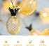 MINTSSOUL 15ft 20 BIMEE Pineapple Solar String Lights LEDs Waterproof Solar Powered Fairy String Lights Hanging Lights