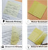 Transparent Sticky Notes, 3"x3" Clear Waterproof Note Pads for Books Annotation