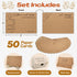 Renaco Gift Company 50 Mommy Baby Shower Advice Cards for Parents To Be - pcs Double Sided Wishes Cards with Box