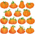 Zhanmai 60 Pieces Pumpkin Cutouts - Fall Classroom Bulletin Board Decorations for Thanksgiving Halloween Decor