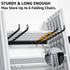 240 LBS 2 Pack YYR Folding Chair Storage Rack, Garden Tool & Foldable Chairs Organizer Hangers for Garage Organization