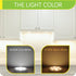 Closet 120V Dimmable, 4-Way 4 LED Light Kit, Kitchen Under Cabinet Accent Lighting, Plugged in Wired Puck Lights, Smart