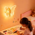 Anuizxz 12W 3000K 4000K 6000K Butterfly-Shaped Wall Lamp LED Wall Sconce, Changeable Warm, Neutral, White Light
