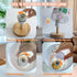 HFYCENYAN Lamps,3Color Kids Lamp,Girls for Bedroom Nightstand Modes LED Bedside Night Light with Koala Bear Cartoon