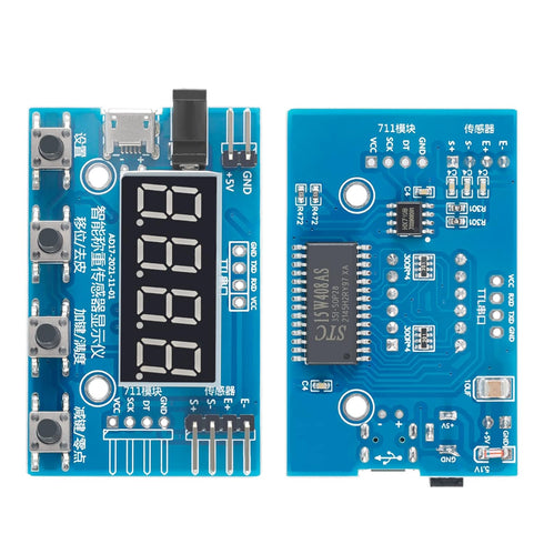 HX711 Digital Load Cell Module, 24 Bit Weight Sensor A/D Module with Display for Arduino Load Cell