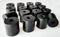 Multi Purpose Rubber Spacer 1 3/16 Inch OD x 3/8 Inch ID x 1 3/16 Inch Thickness, Black Neoprene Washers (16)