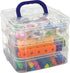 Teacher Created Resources Clear Stackable Storage Containers, 7"L x 6.5"W x 5.38"H