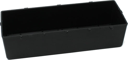 JSP Manufacturing Heavy Duty Black Peg Board Storage Bin - Parts Storage Bins with Hooks for Tool Board Workbench Craft