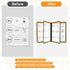 2PCS 8.5 11 Inch 4 8 A4 (4 x Menu Covers, Page View Transparent Restaurant Menu Covers, Fits Size Paper, Menu Holder