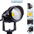 12W 3- 3000K (2 Packs) SUNVIE Outdoor Landscape LED Lighting Waterproof Garden Lights COB Led Spotlights with Spiked