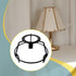 Generic Lamp Shade Frame for Pendant/Table Lamp Metal Lampshade Making Lighting Accessory Sturdy Round for Crafts Black