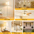12-Pack 40W Bulbs, 2700K Lightbulbs, E12 5W B11 Bulb, C37 Non-dimmable SHINESTAR Candelabra Equivalent LED Light Warm
