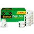 Scotch Magic Tape - Invisible Office Supplies for Home and Back to School, 12 Rolls