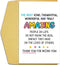Qiliji Cute Thank You Card, Thank You Card for Friend Bestie, Appreciation Card