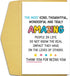 Qiliji Cute Thank You Card, Thank You Card for Friend Bestie, Appreciation Card