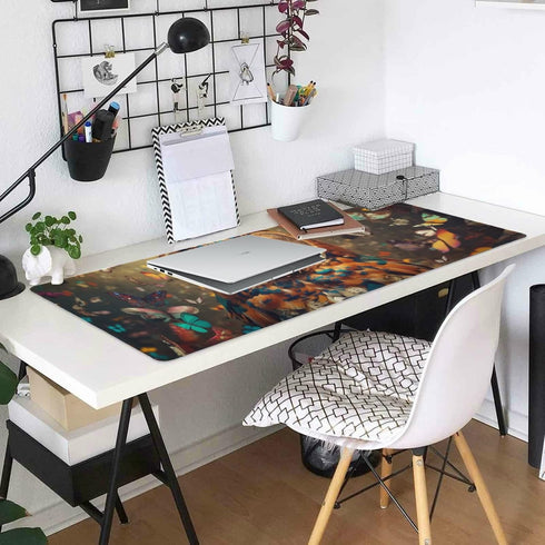 Oversized Non-Slip Mouse Pad for Gaming and Work, XXL Size with Easy Gliding Surface, Cute Owl Design