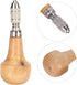 3 Set Pin Vise Chuck, Wooden Handle Pin Vise Set for Jewelry Production Making Tool