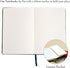 Hardcover Lined Journal with Thick 100 gsm College Ruled Paper, A5 size (8.3 x 5.4 inches), Daily Writing Notebook