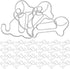 LALAFINA 50pcs Dog Paper Clips, Fun Animal Bookmark Clips for Office Supplies