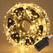 Etinga 500 LED String Lights 165ft Warm White, Black-Green Wire Plug in Fairy
