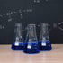 HUAOU 50ml Glass Erlenmeyer Flask Set, Narrow Mouth Graduated, 3.3 Borosilicate Glass, Pack of 6