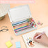 SFLHHDM Pencil Box for Office Supplies Storage Organizer, Double Layer Large Capacity Pencil Boxes, Plastic Crayon Box