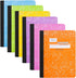 Mead Composition Notebooks, 6 Pack, Wide Ruled Paper, 7-1/2" x 9-3/4", 100 Sheets, Assorted Bright Colors (950054-ECM)