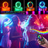 Dervacle 26ft, Battery Operated LED Strip Lights Color Changing RGB APP & Remote Control, Music Sync, USB Powered