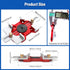 050mm 90mm Wood Router Slotting Locator with Adjustable Width, Aluminum Alloy Grooving Guide for Bevel and Edge Cutting