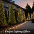 81Ft 200 8 Warm White Twinkle Lights, LED Twinkle Christmas Lights, UL Certified Plug in Fairy Twinkle Lights Outdoor