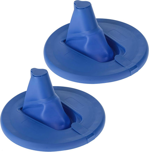 Master Elite Paint Can Lid Cover and Pouring Spout for 1-Gallon Containers, 2 Pack - Secure Seal to Prevent Messes