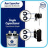 Appli Parts Run Capacitor for AC 80 Mfd uF, 370/450 VAC Universal Fit, 5-1/4 in High