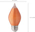 Satco 4.38 Inch 4W C15 LED Medium Base Replacement Lamp by Satco