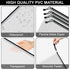 Mesh Zipper Pouch Bags, 24 Pcs Clear A4 Waterproof Document Bags for School Office Organizing Storage