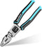 DURATECH 6-in-1 Linesman Pliers, 8.5" Multipurpose Combination Pliers with Wire Stripper and Cutter Function