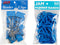 JAM Plus Blue Large Binderclips + Blue Size 64 Rubberbands