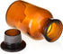 3 Pack 125ml Lab Glass Reagent Bottle, Wide Mouth Clear Glass Storage Bottle with Ground Stopper