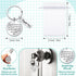 Sasylvia 150 Pcs Employee Appreciation Gift Set - Includes 50 Thank You Keychains and Inspirational Ballpoint Pens