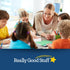 Really Good Stuff Non-Magnetic Dry Erase Boards, Set of 12, 6" x 9", Ideal for Home and School Learning, Reusable