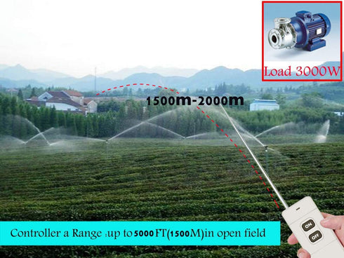 12V,1500M 12V/24V/48V/72V /40A 12V) Wireless Remote Switch Meters Long Distance,DC Relay RF Remote Control Switch