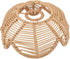Leefasy Imitation Rattan Lamp Shade Pendant Light Cover Decorative Floor Lamp Cover Woven Lampshade for Bar Farmhouse