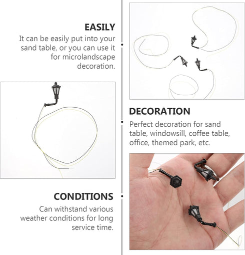 Set 5 Miniature European Wall Sconce for DIY - Decorative Lights