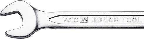 Jetech 7/16 Inch Combination Wrench, Industrial Grade Cr-V Steel Spanners with Precise 12 Point Opening
