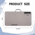 Lap Desk for Laptops up to 16“ with Tablet Slot and Built-in Cushion, Great for Home & Office (Gray, Large)