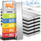 FINDMAG 12Pack Rare Earth Neodymium Magnets, Heavy Duty Bar Magnets with Double-Sided Adhesive