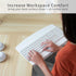 VIVO 17 inch Corner Desk Connector Platform for Mounting Under-Desk Keyboard Trays on L-Shaped Workstations