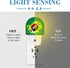 Uiaoiais Night Light for Kids Girls Boys, Abstract American Football LED Night Light Plug into Wall with Dusk to Dawn