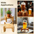 Toyosport 2 7.9 20 cm 4 3.9 10 cm Pcs Iced Beverage Dispensers Wood Stand, in / Drink Dispenser Stand, Legs Water